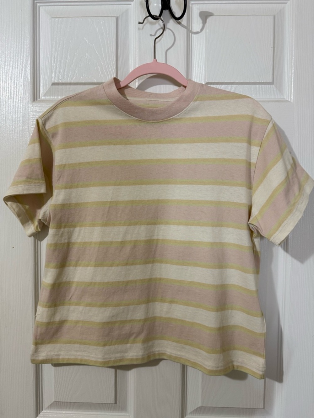 BDG Short Sleeve Retro Style Striped Oversized Tee XS